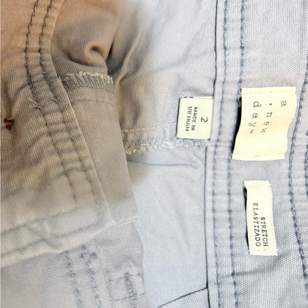 a new day Women's Light Gray Cargo Shorts - Picture 3 of 3